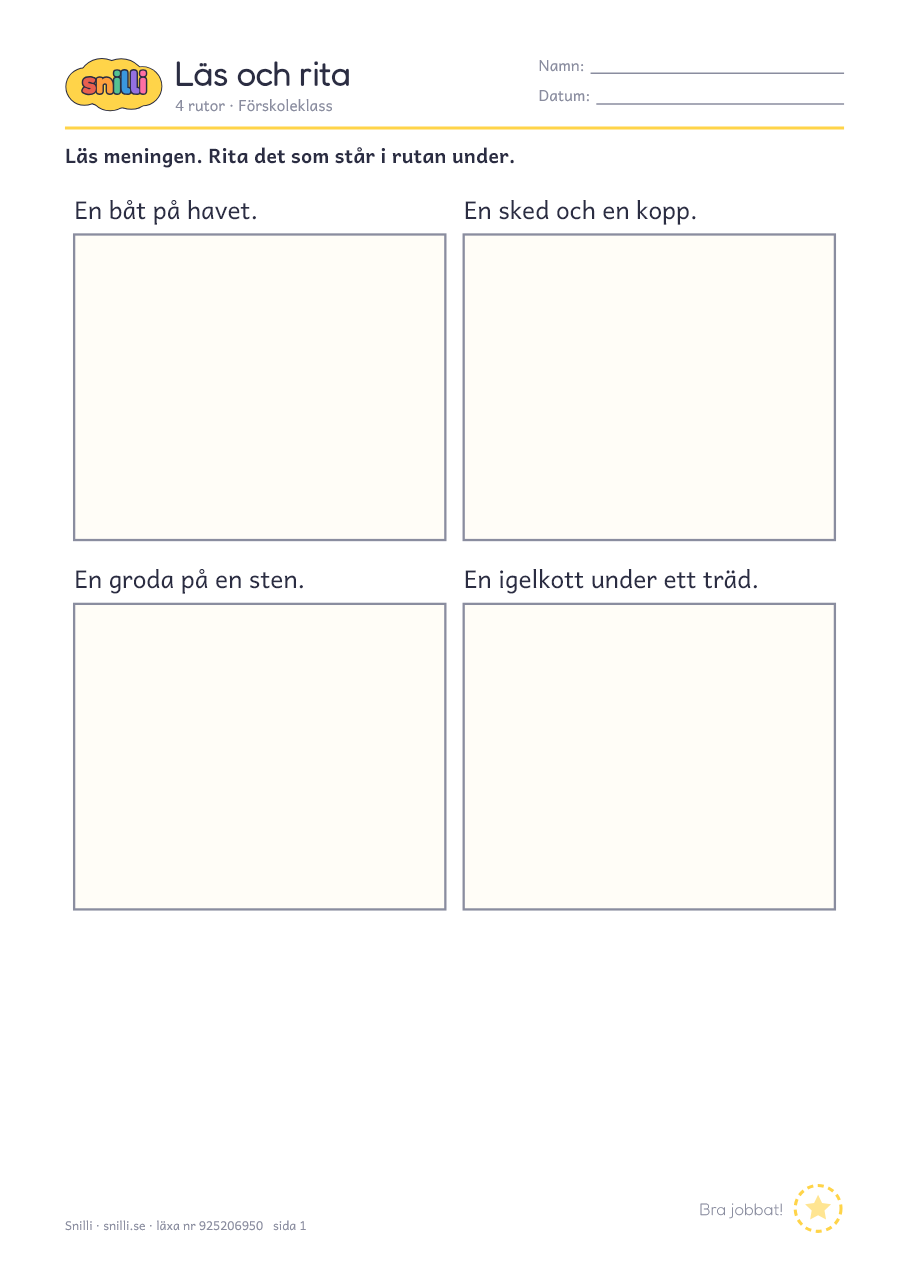 Förhandsvisning av läxan
