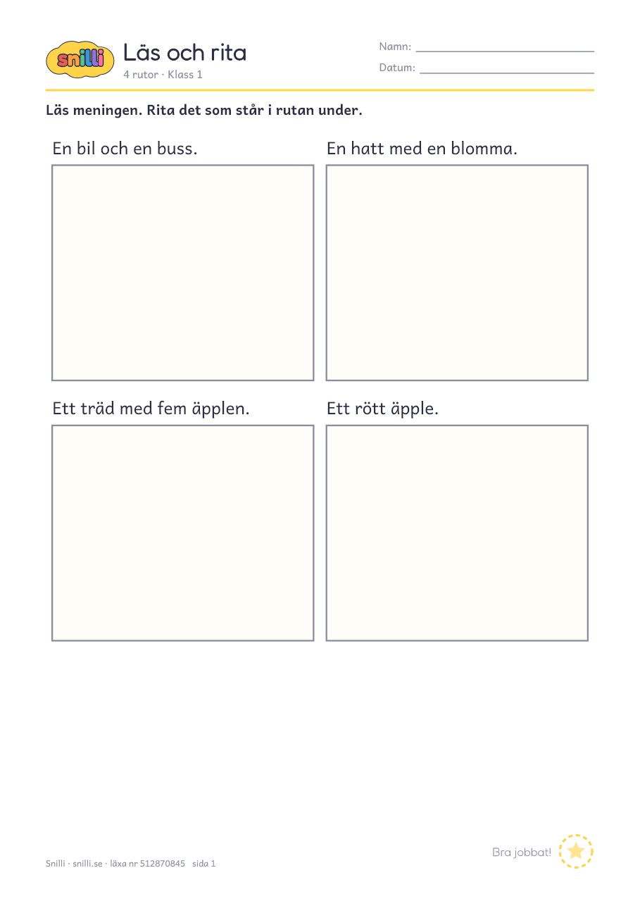 Förhandsvisning av läxan