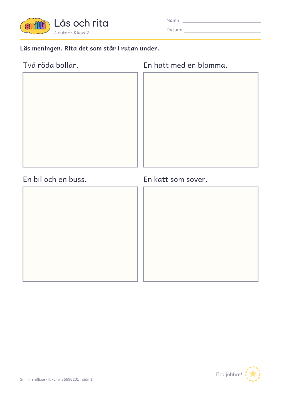 Förhandsvisning av läxan