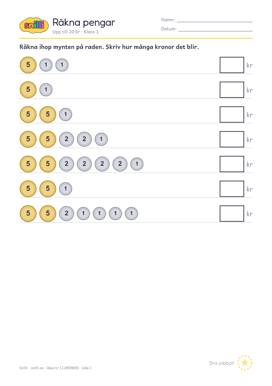 Förhandsvisning av läxan