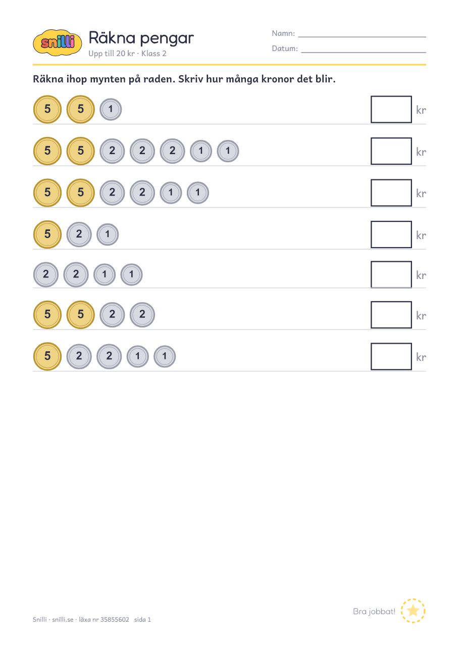 Förhandsvisning av läxan