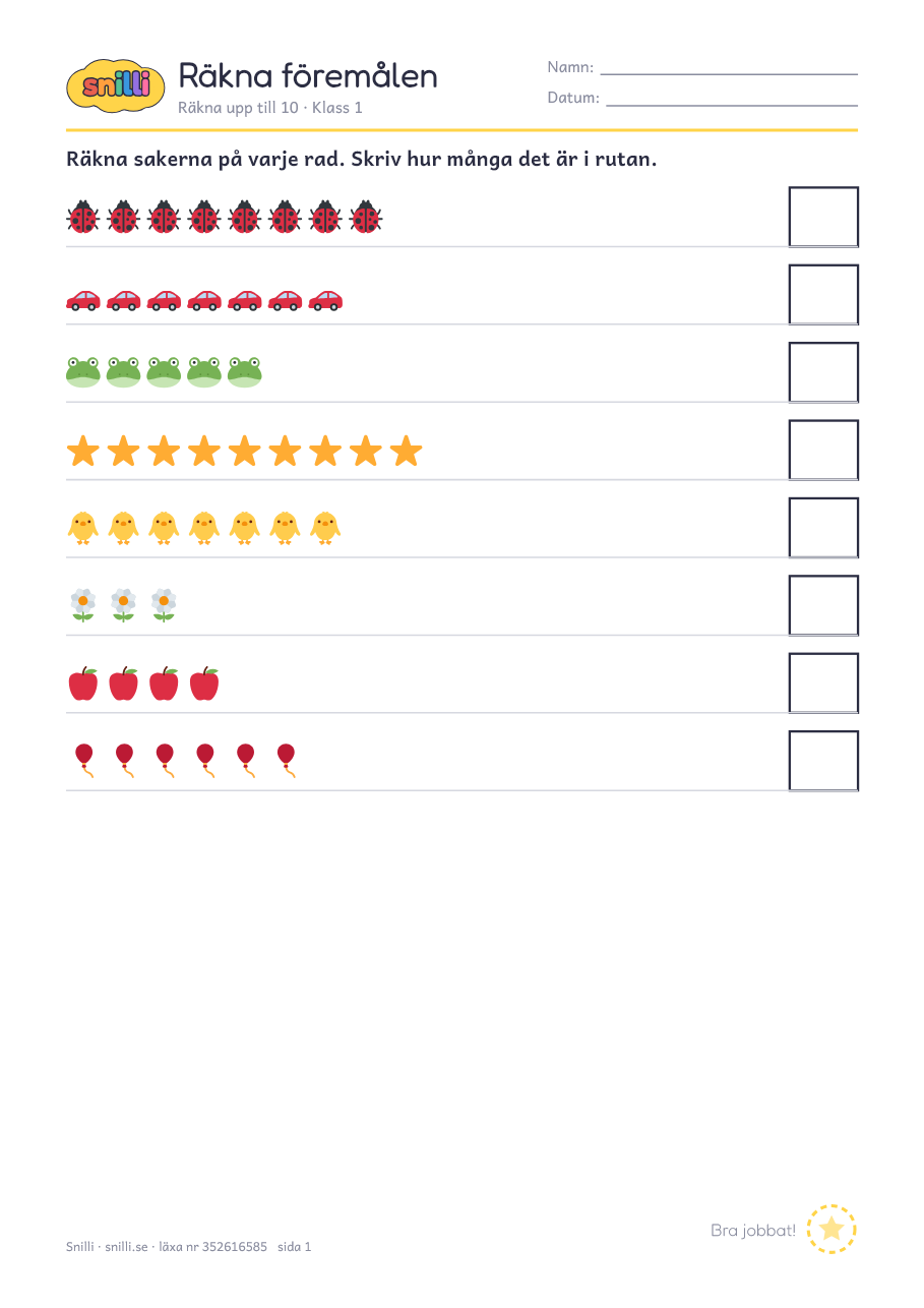 Förhandsvisning av läxan